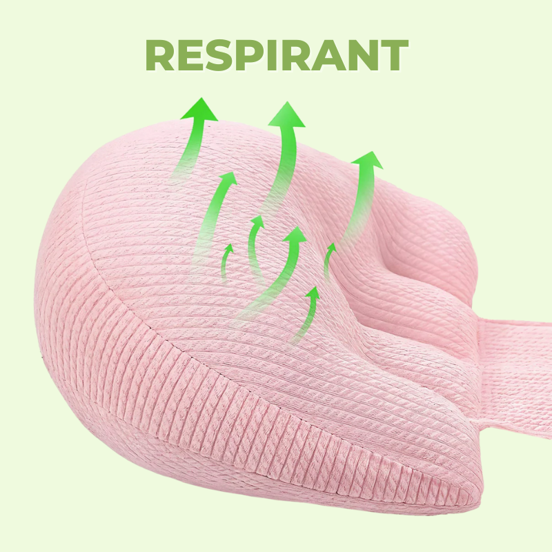 Oreiller de Maternité Ergonomique – Soutien Latéral et Confort Total pour un Sommeil Réparateur