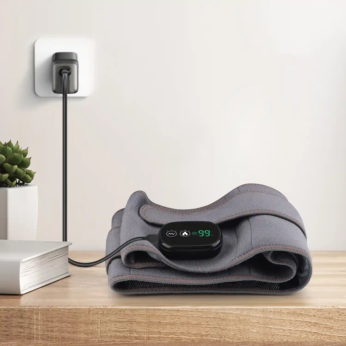 Ceinture 3-en-1 ThermoRelief Pro™ – Chaleur Infrarouge, Massage et Soutien Lombaire