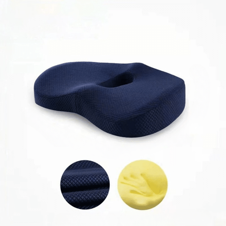 Coussin Orthopédique Dos en Mousse à Mémoire de Forme – Soutien Respirant et Ergonomique