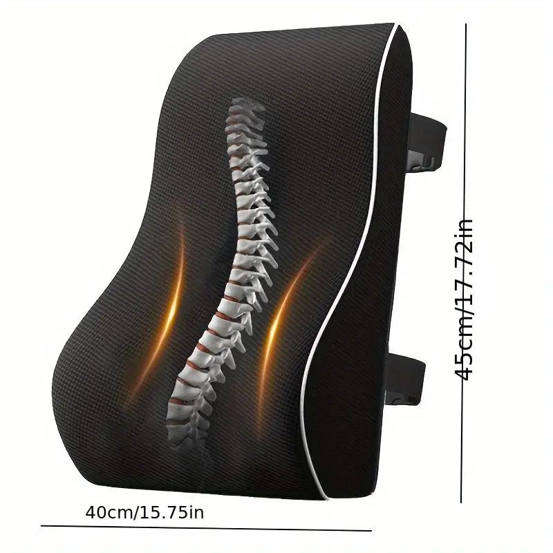 Coussin Voiture pour le Dos – Soutien Ergonomique avec Mousse à Mémoire de Forme