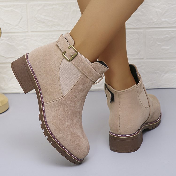 Bottes Martin en Daim Élégantes – Style Chic et Confort au Quotidien