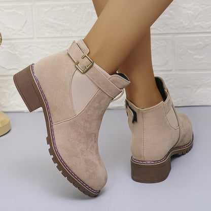 Bottes Martin en Daim Élégantes – Style Chic et Confort au Quotidien