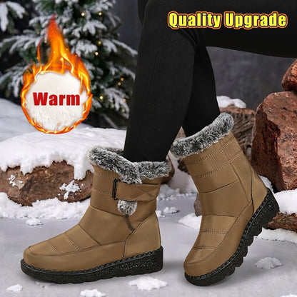 Bottes Neige Femme Plateforme Doublure Chaude 5 Coloris
