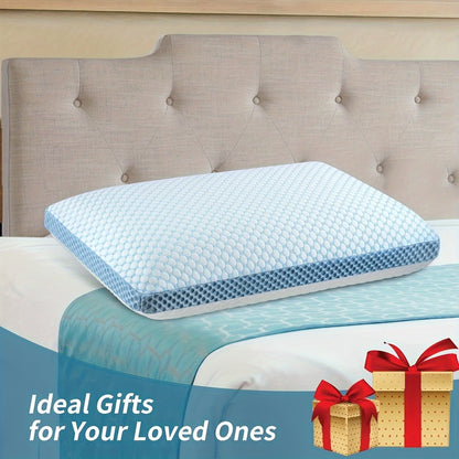 Oreiller Ergonomique Cervical – Soutien Optimal pour un Sommeil Réparateur sur le Dos ou sur le Côté