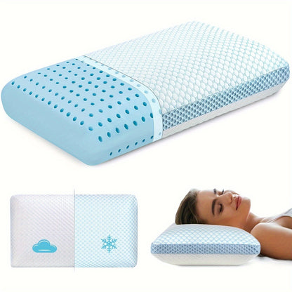 Oreiller Ergonomique Cervical – Soutien Optimal pour un Sommeil Réparateur sur le Dos ou sur le Côté