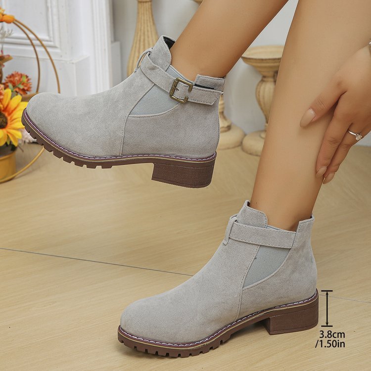 Bottes Martin en Daim Élégantes – Style Chic et Confort au Quotidien