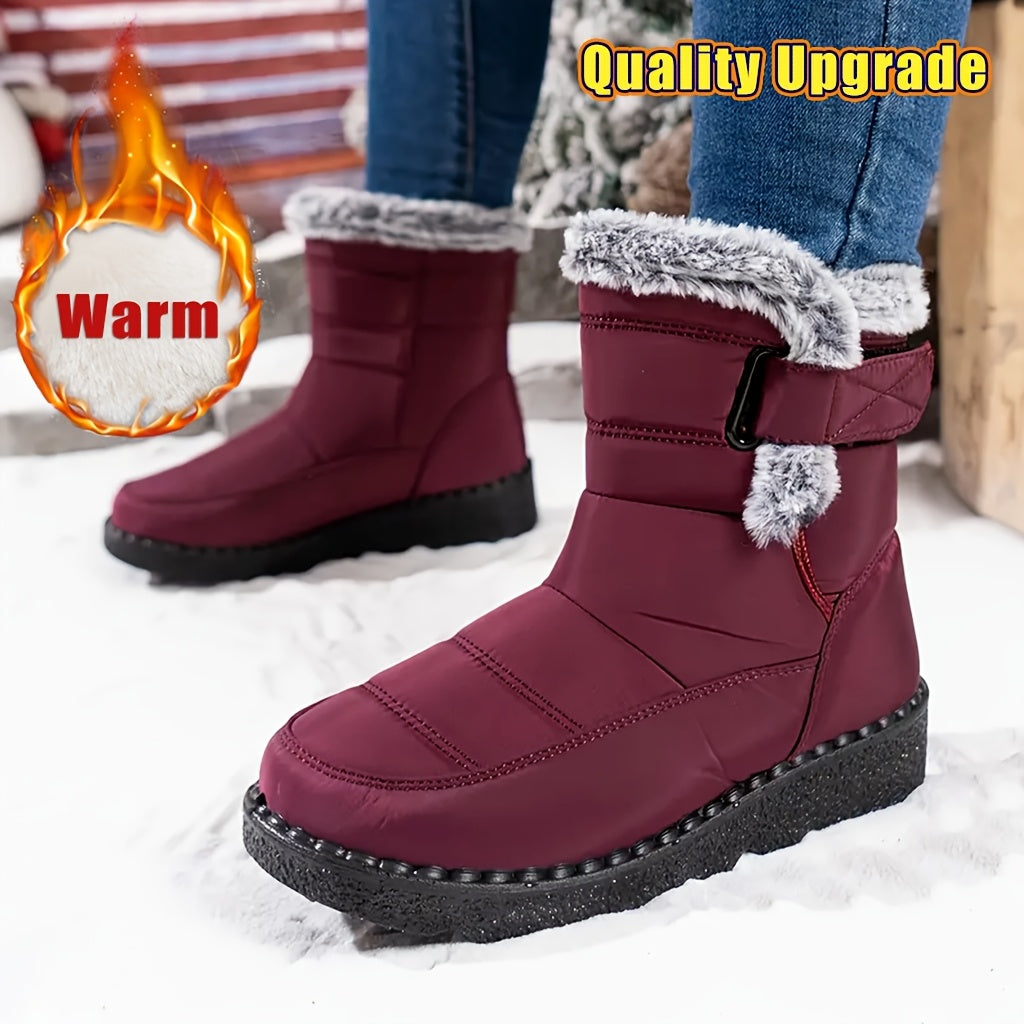 Bottes Neige Femme Plateforme Doublure Chaude 5 Coloris