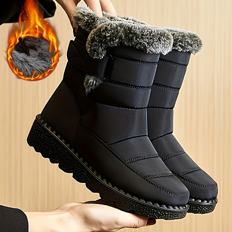 Bottes Neige Femme Plateforme Doublure Chaude 5 Coloris