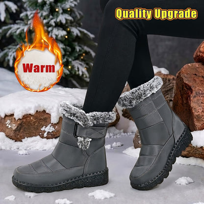 Bottes Neige Femme Plateforme Doublure Chaude 5 Coloris