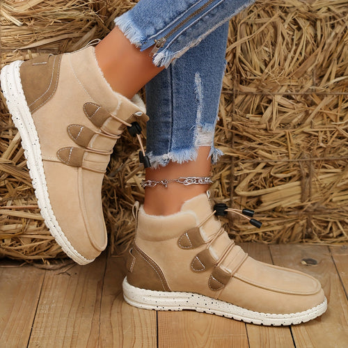 Bottes de Sport Doublées de Polaire – Chaussures d'Hiver Chaudes et Durables
