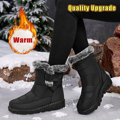 Bottes Neige Femme Plateforme Doublure Chaude 5 Coloris