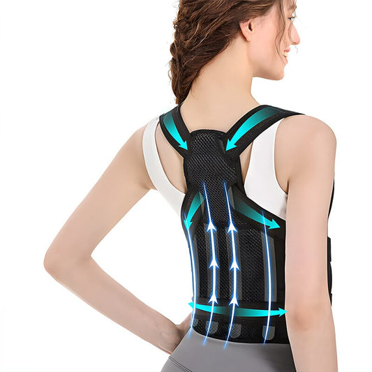 Corset Orthopédique Correcteur de Posture Unisexe – Soutien Dorsal Complet pour Soulager les Douleurs