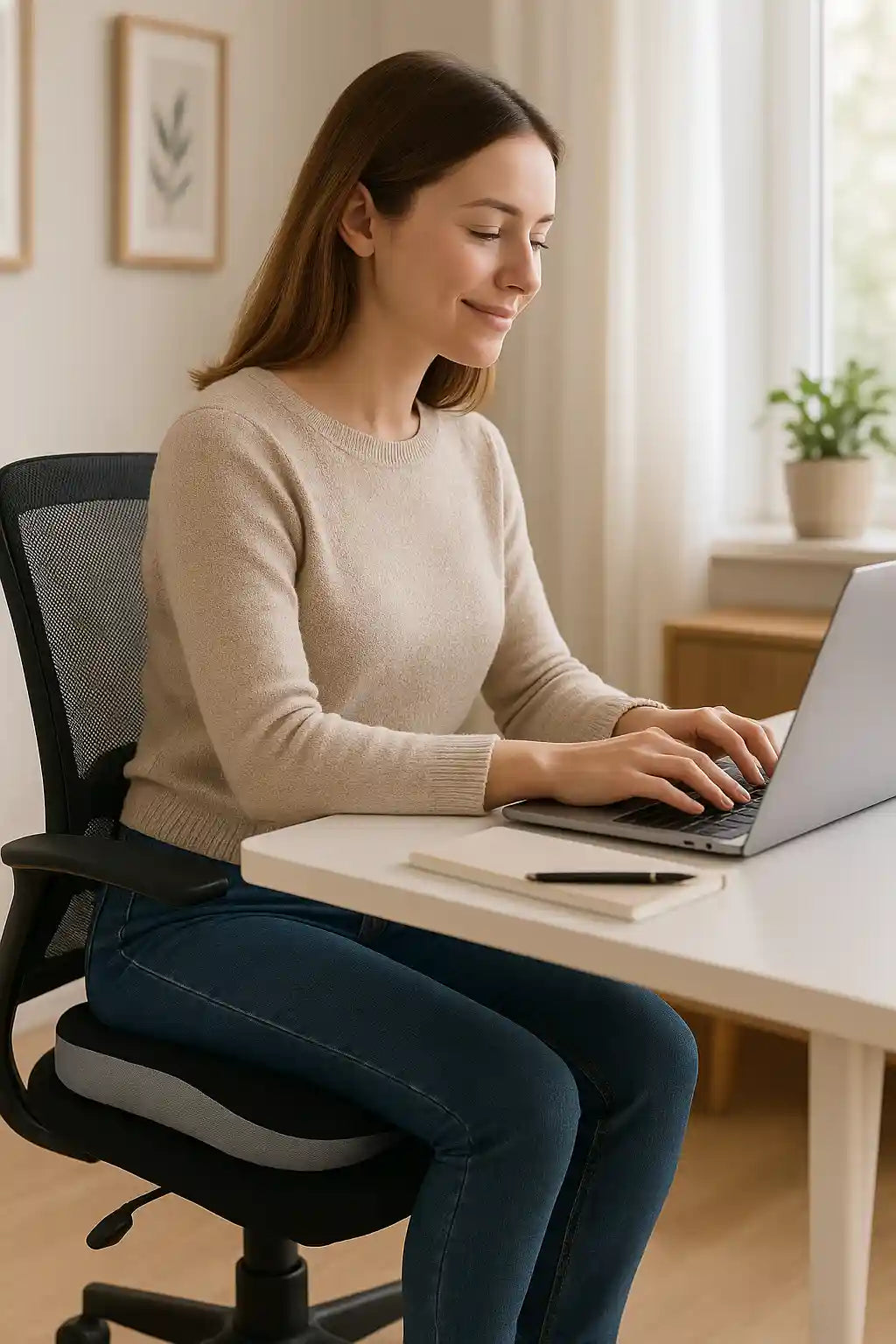 Coussin Ergonomique pour Névralgie Pudendale et Assise Prolongée