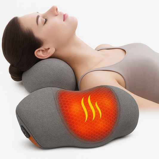 Coussin Chauffant Massage Cervical – Détente Ergonomique pour la Nuque et les Épaules