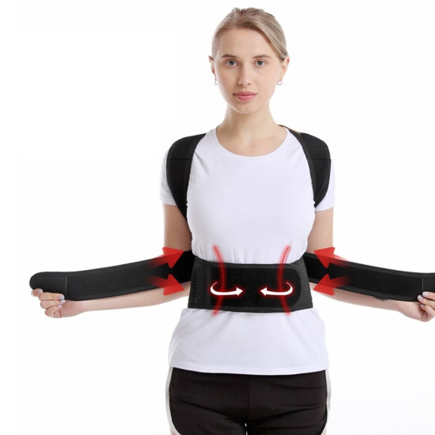 Corset Orthopédique à Lanières Réglables – Soulagez Votre Dos et Redressez Votre Posture Naturellement