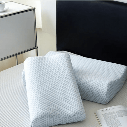 Oreiller Orthopédique Ergonomique en Mousse – Soutien Cervical et Confort Absolu