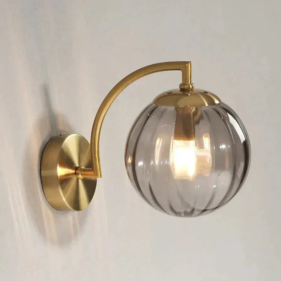 Applique murale LED en verre – Éclairage raffiné et décoratif pour une décoration maison moderne et lumineuse
