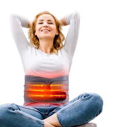 Ceinture 3-en-1 ThermoRelief Pro™ – Chaleur Infrarouge, Massage et Soutien Lombaire