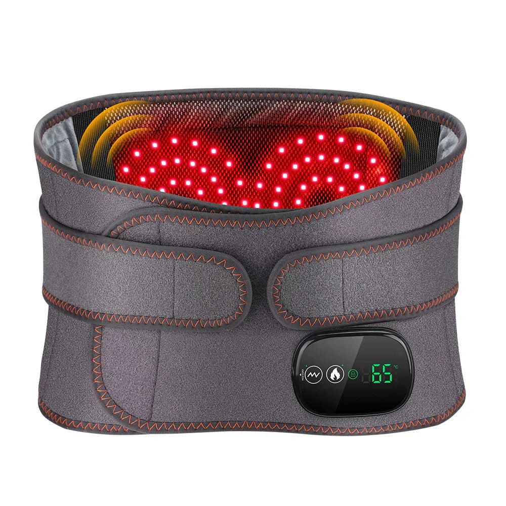 Ceinture 3-en-1 ThermoRelief Pro™ – Chaleur Infrarouge, Massage et Soutien Lombaire