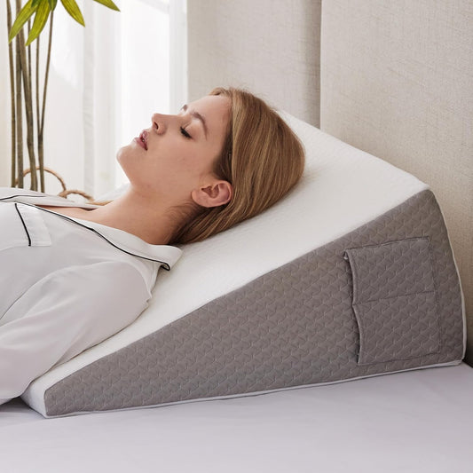 Coussin Anti Reflux Adulte: Inclinaison Ergonomique pour un Sommeil Apaisé