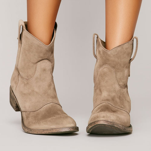 Bottes Cozy Chic en Daim – Élégance et Confort au Quotidien
