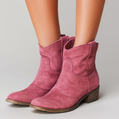 Bottes Cozy Chic en Daim – Élégance et Confort au Quotidien