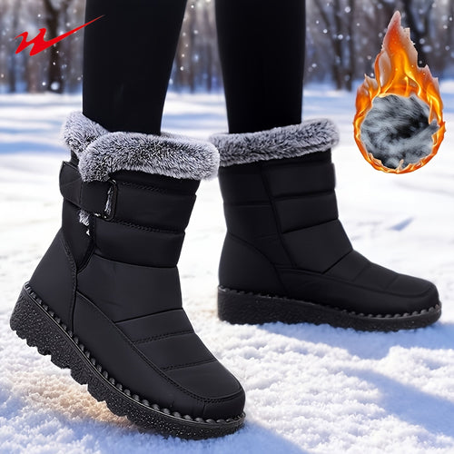 Bottes Neige Femme Plateforme Doublure Chaude 5 Coloris
