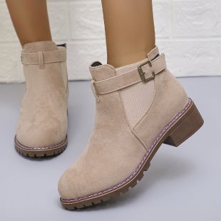 Bottes Martin en Daim Élégantes – Style Chic et Confort au Quotidien