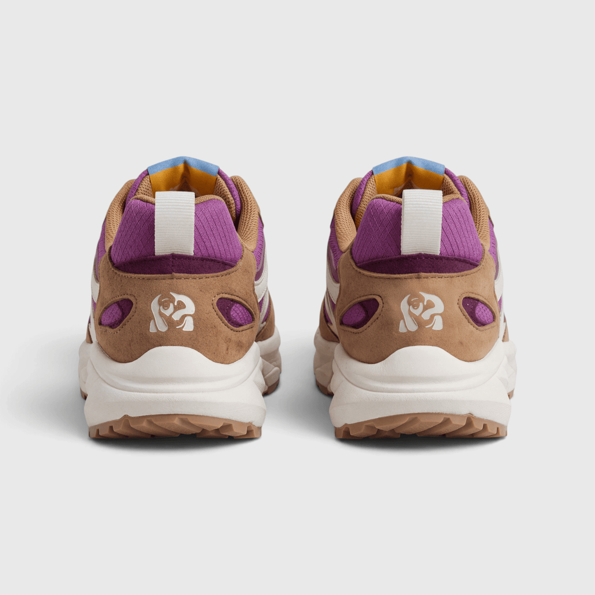 Baskets Techniques Mauve Femme Durables Confort