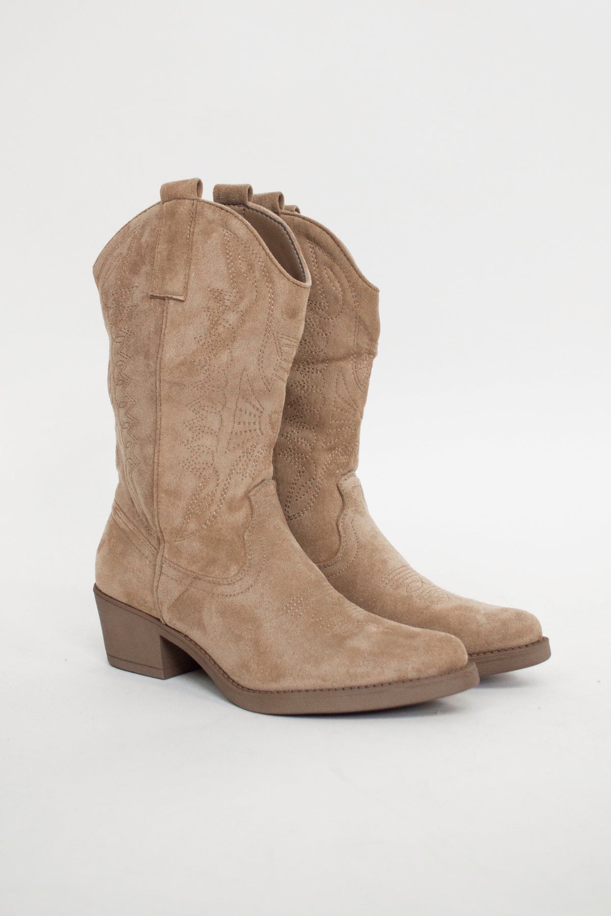 Bottes Cowboy Marron Femme Western Confort