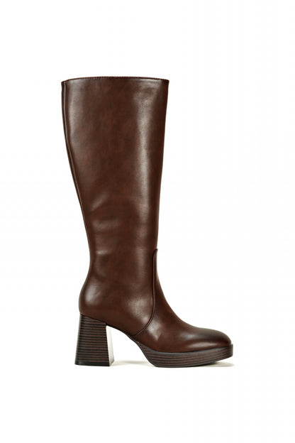 Bottines Erika Marron Femme Hiver