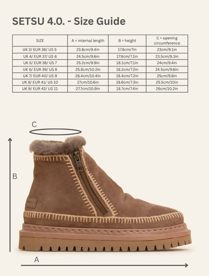 Bottines Femme Crochet Daim Beige Confort Hiver