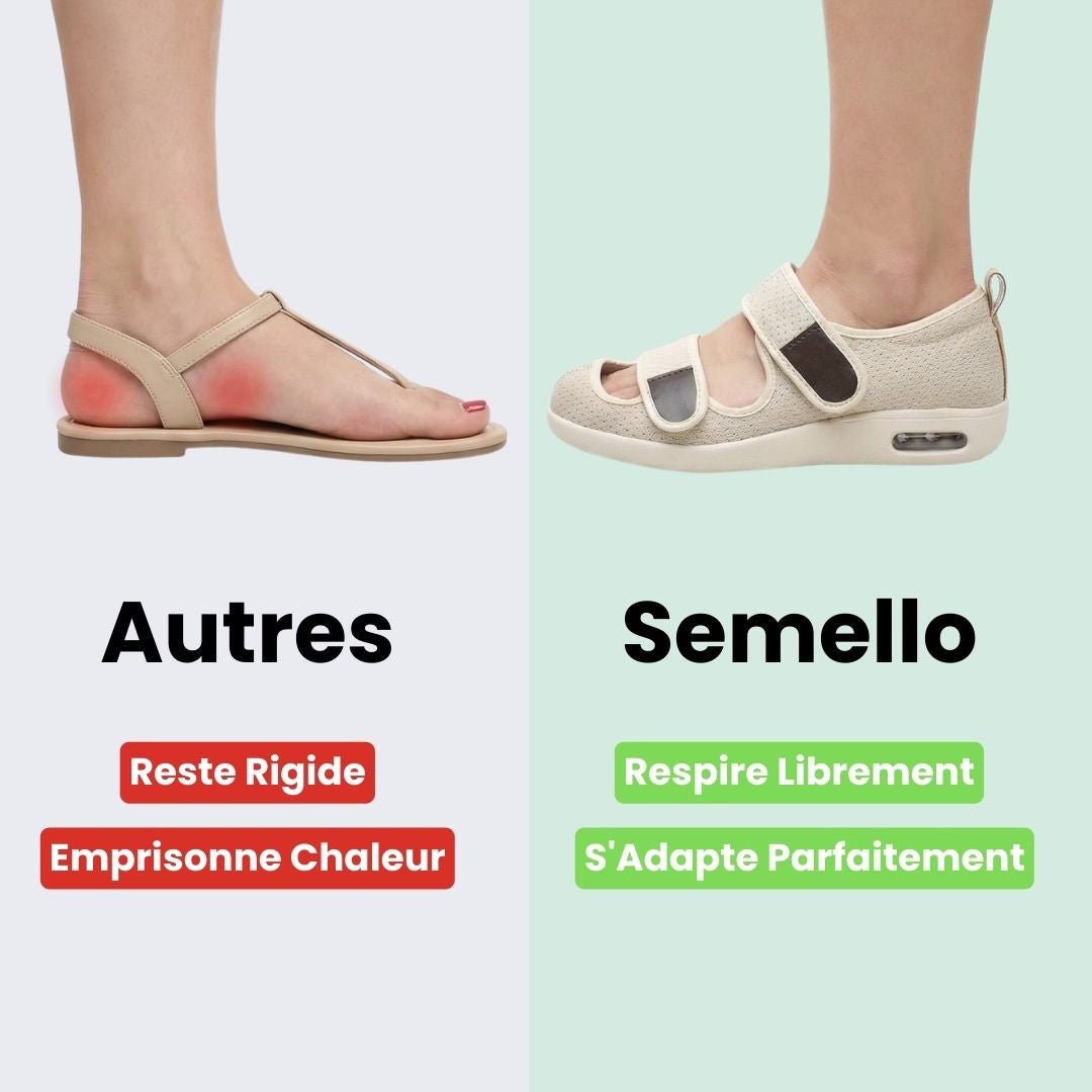 Chaussures Orthopédiques Ouvertes pour l'été