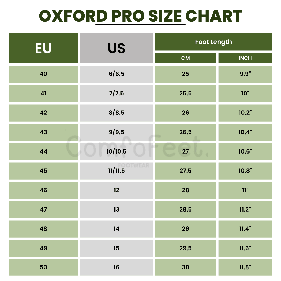 Chaussures Oxford Pro Homme Marche Sans Douleur