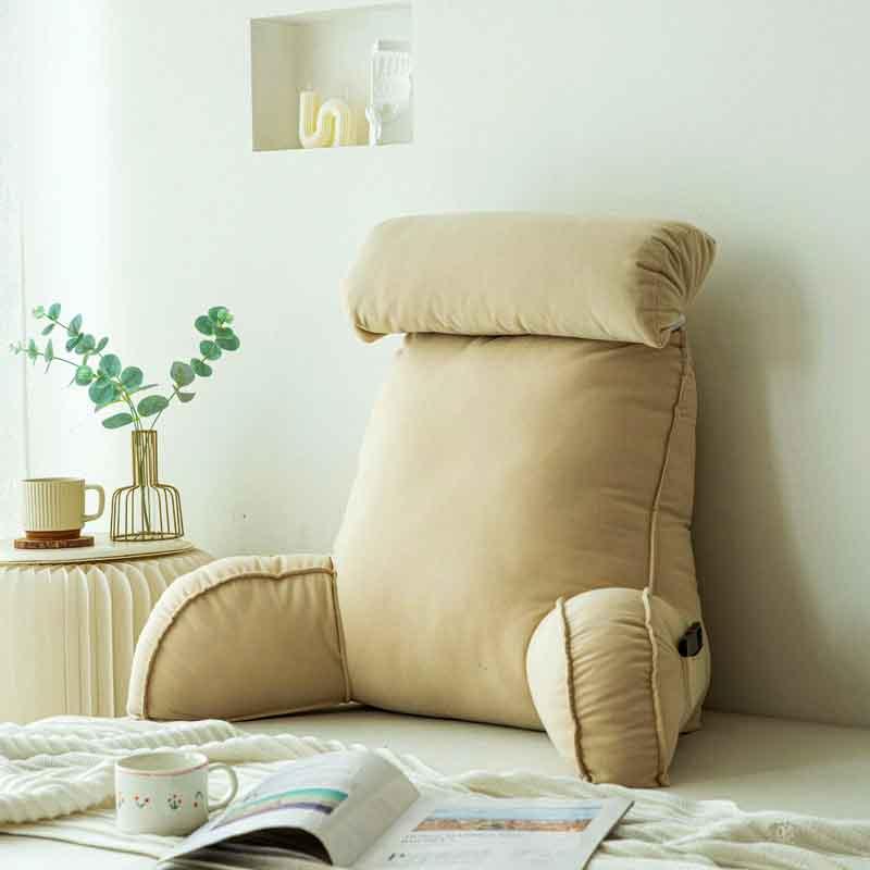 Coussin de Lecture de Lit avec Support - Confort Ergonomique pour Vos Moments Détente