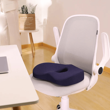 Coussin Orthopédique Dos en Mousse à Mémoire de Forme – Soutien Respirant et Ergonomique