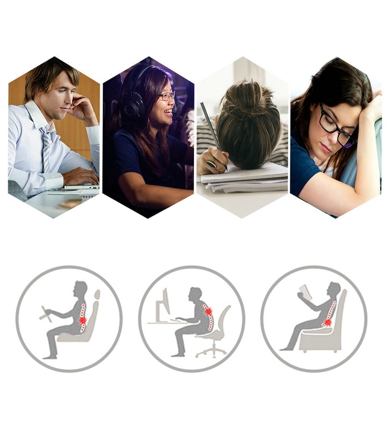 Coussin Orthopédique de Soutien Dorsal en Plastique – Pour une Posture Droite au Quotidien