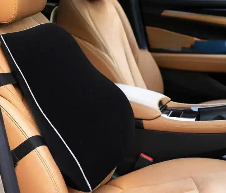 Coussin Voiture pour le Dos – Soutien Ergonomique avec Mousse à Mémoire de Forme