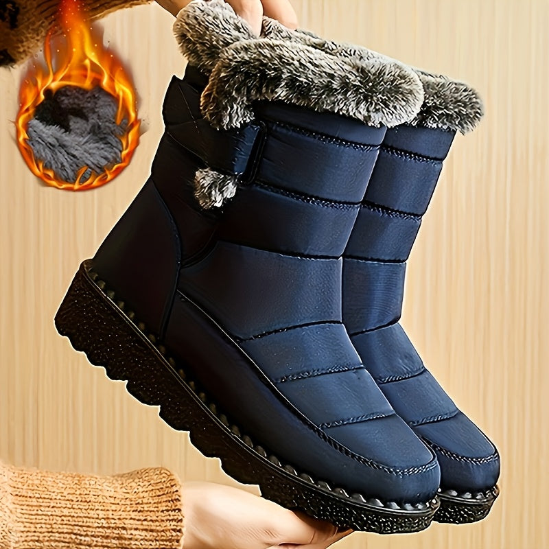 Bottes Neige Femme Plateforme Doublure Chaude 5 Coloris