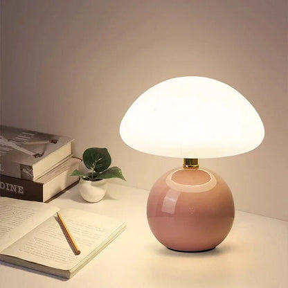 Lampe de table LED en forme de champignon