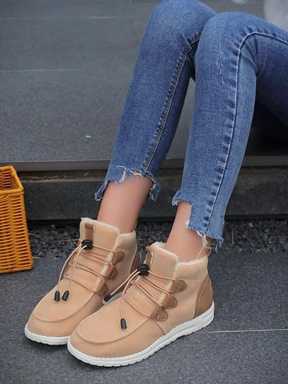 Bottes de Sport Doublées de Polaire – Chaussures d'Hiver Chaudes et Durables