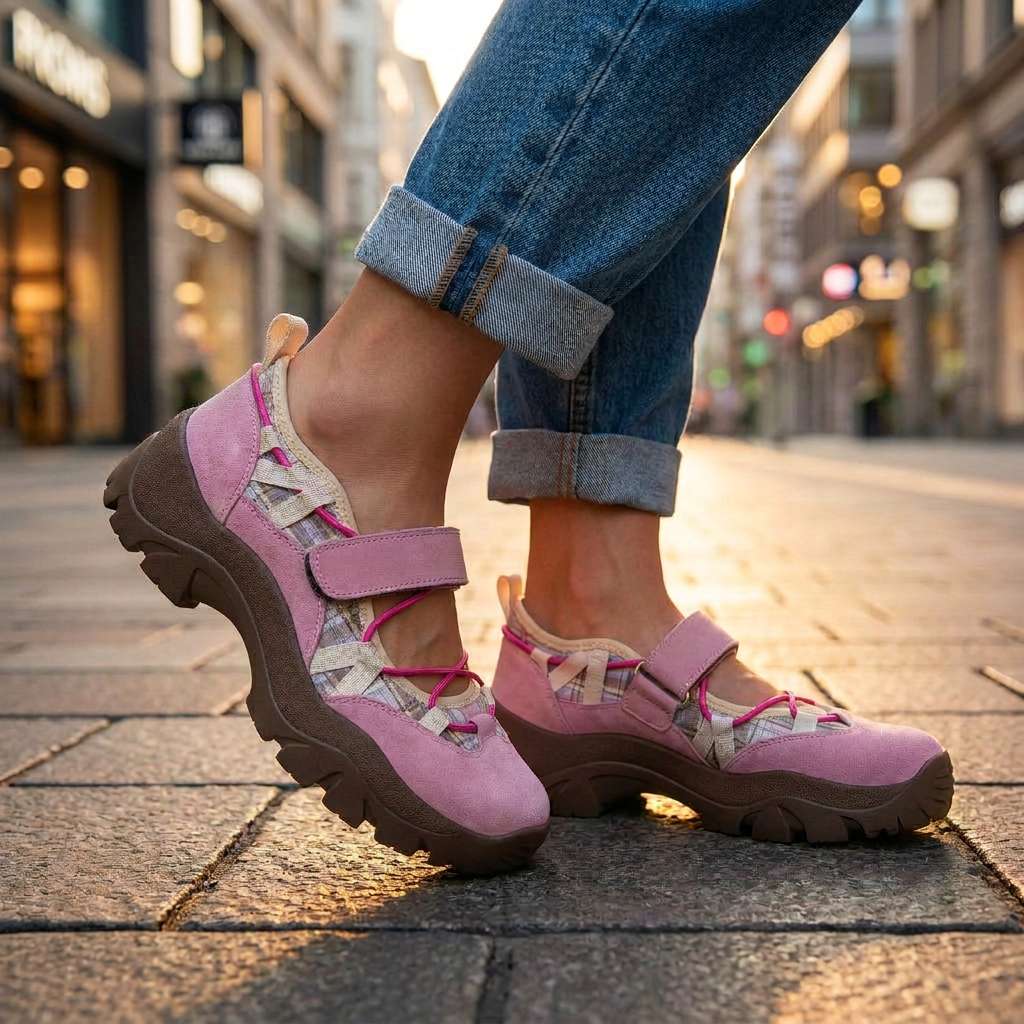 Mocassins Velina Femme Confort Fermeture Velcro