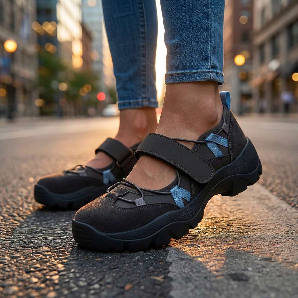 Mocassins Velina Femme Confort Fermeture Velcro