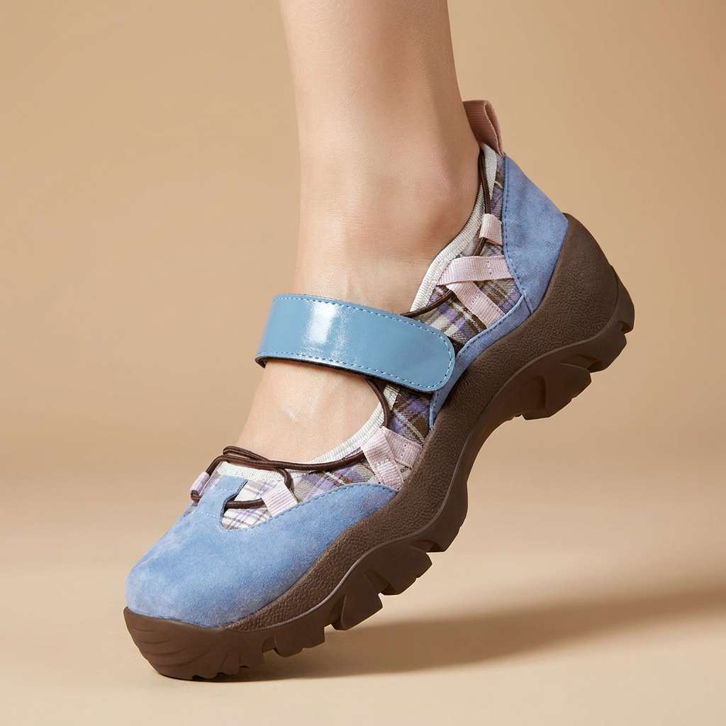 Mocassins Velina Femme Confort Fermeture Velcro
