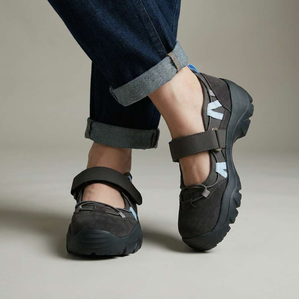 Mocassins Velina Femme Confort Fermeture Velcro