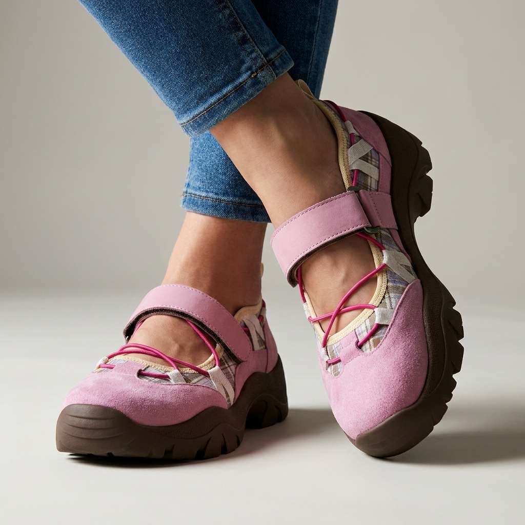 Mocassins Velina Femme Confort Fermeture Velcro