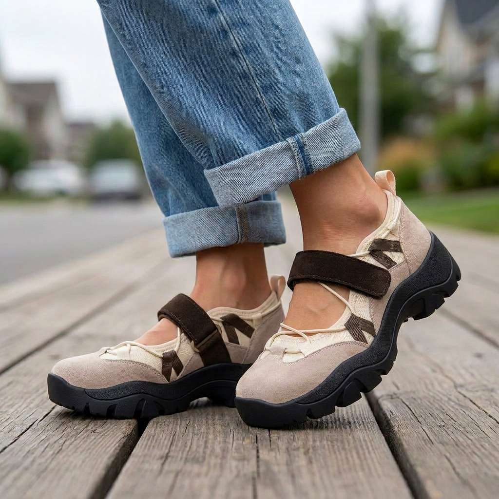 Mocassins Velina Femme Confort Fermeture Velcro