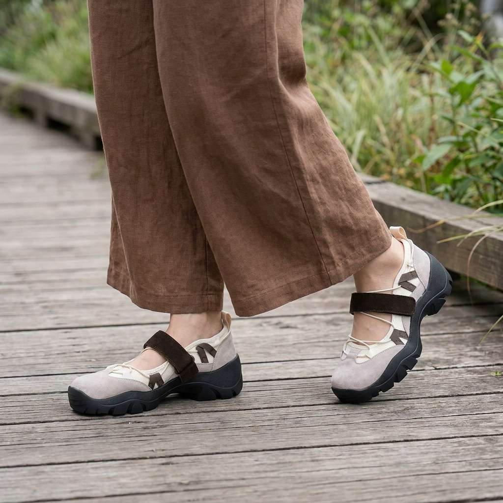 Mocassins Velina Femme Confort Fermeture Velcro