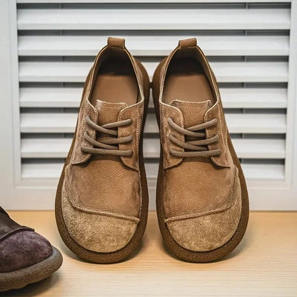 Oxfords Léo Homme Daim Léopard Confort Élégance