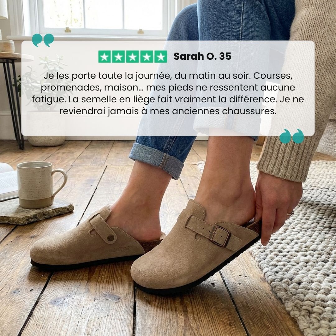 Sandales Femme en Liège – Amorti Naturel & Soutien